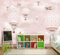 Yosot Benutzerdefinierte 3D Tapete Kinderzimmer Rosa Mädchen Herz Cartoon Heißluftballon Wand Benutzerdefinierte Große Tapete Wandbild-350cmx245cm