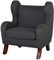 HOMCOM Kindersessel, Minisessel, Kindersofa für 3-6 Jahre alt, Holzbeine, Grau, Leinen+Schaumstoff+Gummiholz, 45,5 x 43 x 56 cm