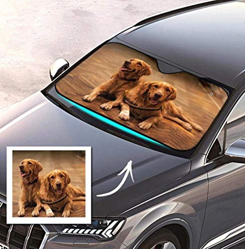 Parasol Coche Personalizado Foto Mantiene el Vehículo Fresco Protector De Rayos UV A Prueba De Polvo para Proteger del Sol a Bebés y Mascotas