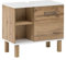 Schildmeyer Waschbeckenunterschrank 147630 Wido, Eiche Landhaus Dekor/weiß, 60 x 65,2 x 35 cm