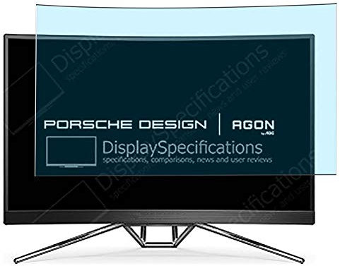 Vaxson 2 Stück Anti Blaulicht Schutzfolie kompatibel mit AOC Porsche Design PD27 27 Display Monitor Bluelight folie folien Displayschutzfolie ( nicht Panzer Schutz Glas folie nicht PanzerGlas )