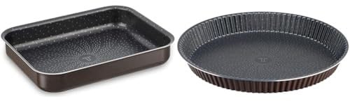 Tefal Success Plat Mini Four Aluminium J1600502 & Perfectbake Moule A Tarte 24cm Aluminium 100% Recyclé J5548202