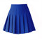 ZHANCHTONG Damen High Waist A-Linie Plissee Minirock Kurz Tennisrock, Königsblau, XX-Large