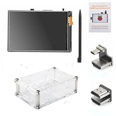 OSOYOO 3.5inch Touch Screen LCD Display HDMI Monitor for RPI with Stylus Pen and Protective Case Support Raspberry Pi 5 4 2GB / 4GB / 8GB 2 3 Model B B+