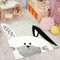 carpet city Kinderteppich Hase Grün 160 x 225 cm - Weiß Gepunktet - Kinderzimmer-Teppiche Tiermotiv
