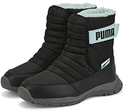 PUMA Unisex Kinder Nieve Boot WTR Ac Ps Sneaker, Schwarz, 29 EU