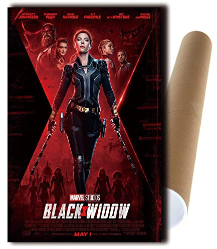 Black Widow Poster 15x23 inches 38x58 cm (380X580mm) Rahmenlos Poster Dekorative Wandgeschenke