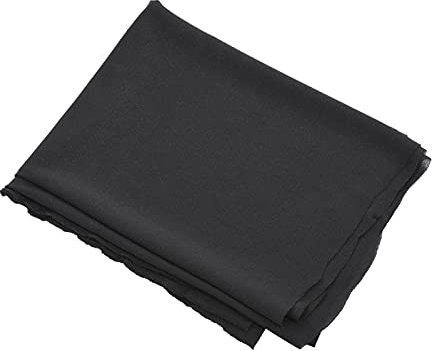 Cloth Speaker, 1.7mx0.5m Dustproof Protective Grill Grille Speaker Grill Cloth Stereo Gille Fabric Mesh Black Dust Cover(Black) (Black)