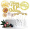 Jxuzh Tortendeko 30 Geburtstag Gold Frau Männer Happy Birthday 30 Glitter Cake Topper 30.kuchendeko Geburtstag Happy 30th Birthday Tortendeko 30 Jahre Geburtstag Kuchen Deko 30 Geburtstag Frau