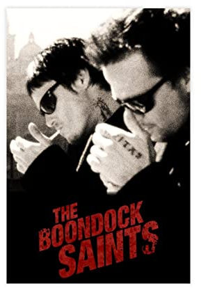 EDSC Klassischer Film Die Boondock Saints Vintage Leinwand Poster Wandkunst Dekor Druck Bild Gemälde für Wohnzimmer Schlafzimmer Dekoration Rahmen: 30 x 45 cm