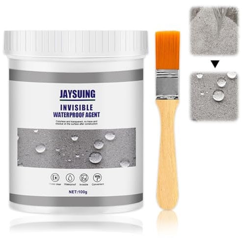 Ganbaro Waterproof Paint, Invisible Waterproof Agent, Transparent Insulation Sealant, Polyurethane Water proof Coating for Roof, Patio, Bathroom