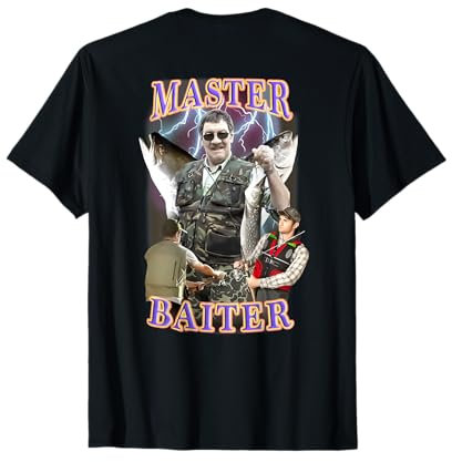 master baiter vintage barsch angeln lustig angler T-Shirt