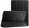 JETech Custodia per Samsung Galaxy Tab A9 8,7 Pollici 2023, Sottile Traslucida Retro Trifold Folio Supporto Protettiva Tablet Cover (Nero)