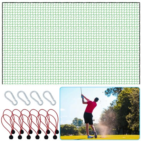 Golf Net,10Ft,15Ft,20Ft,25Ft,30Ft Versatile Golf Practice Net for Backyard, Garage and Indoor Use-Your Ultimate Golf Hitting Net for Swing Practice (10 x 20 FT, Green)