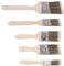 logyues Paint Brushes 1 2 Right Angle & 1.5 2 2.5 Angled with Wood Handle Pack of 5