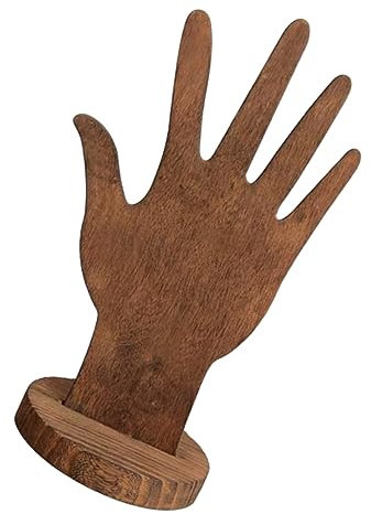 STOBAZA Porte-bijoux Forme De Main Pour Bijoux Support De Présentation Élégant Et Pratique Pour Bagues Et Bracelets Organisateur De Rangement Multifonctionnel