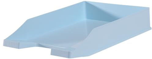 HAN Briefablage Klassik, 1 STÜCK Schreibtisch Organizer, Bürobedarf, Ablagefächer, Büromaterial, Briefkorb, Dokumentenablage, bis Format A4/C4, 1027-X-884, Pastellblau