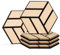 Hexagon acoustic wall panels H010 Light Oak