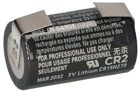 Procell Intense CR2 Lithiumbatterie 3V 920mAh U-Lötfahne - Langlebig - Wartungsfrei - Zuverlässig - Ersatzakku - Akku - Batterie - Stromversorgung