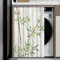 Wansiman Rideau en Tissu Anti-poussière,Rideau D'Armoire à Chaussures,Rideau sous Evier,Rideau Meuble Cuisine,Rideaux D'éTagèRe,Ombrage et Ventilation,pour Armoires,Machine à Laver,éTagèRe