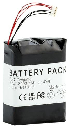 Lithium Polymer Battery 3.7V 2200mAh for Projector with Plug