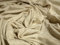 Metallischer Lurex-Stretch-Krepp-Jersey-Stoff, Meterware, Lurex Sparkle, Auster
