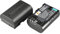 DSTE 2-Pack LP-E6P(7.4V/2400mAh) Battery Compatible for Canon EOS R5 Mark II,R5 2,5DS 5DS R,6D,7D,60D,60Da,70D,80D,90D,7D MarkII,7D MarkIII,XC10,XC15 Digital Camera