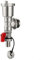 HEIBTENY Purgeur rapide automatique G1 DN25 en laiton - Distributeur de chauffage - Purgeur rapide - Robinets de vidange automatique à circuit (rouge)
