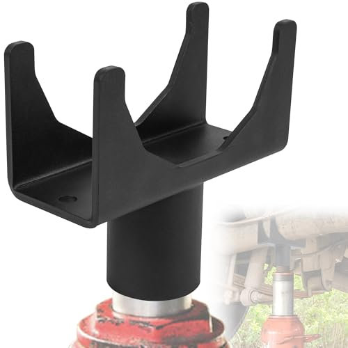 Bottle Jack Axle Adapter Lifting Saddle，Heavy Duty Bottle Jack Accessories，Jack Axle Adapter Lifting Saddle for 2Inch and 4Inch Axle Tub