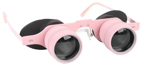 Freihand Fernglasbrille für Angeln, Vogelbeobachtung, Sport, Theater, HD 10 Fach Vergrößerung, polarisierte Gläser, 360°-Lichtblockierung, Operngläser für Erwachsene und Kinder