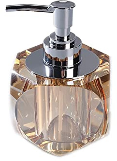 Seifenspender Seifenspender Badezimmerzubehör Hoteldekor, nachfüllbare Luxus-Handseifenflasche aus Kristallglas, modische Lotion Deko