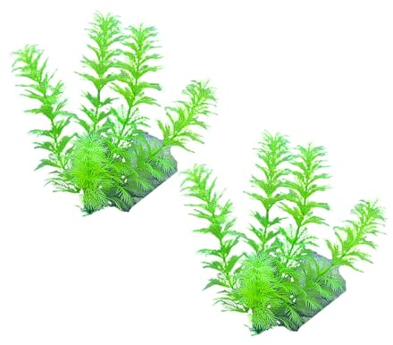 Qsvbeeqj Aquarien Kunststein Gras Pflanzendeko Aquarium Materialien Maritime Dekoration Aquarium Gras