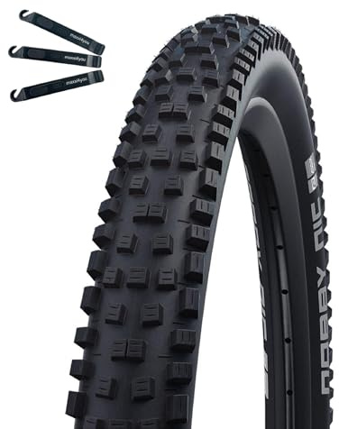 Faltreifen Schwalbe 1 x Nobby NIC Performance TLR E-50 Schwarz 62-559 (26 x 2.40) inkl. maxxi4you Reifenheber