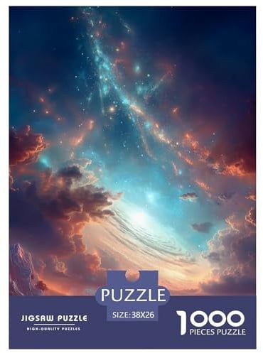 MagischesWeltall3D-Puzzle-Spiel38x26cm/1000pcs,PhantastischeGalaxie–Kreativ&Entspannend,BildendFürAlle,Hausdekorationsgeschenk