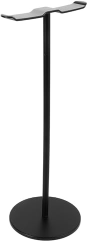 Lurrose Desktop Dual Headphone Stand for Gaming and Wireless Headsets, Metal Holder Suitable for Studio and Home Office