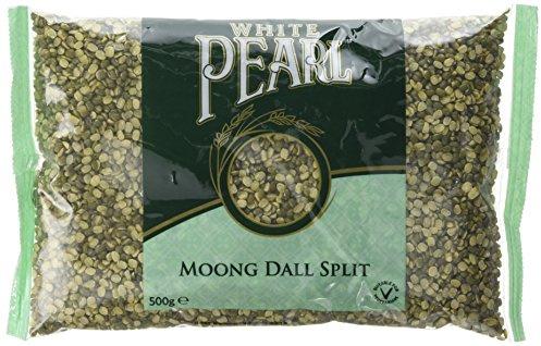 White Pearl Moong Dal Split - Pack of 10 x 500g