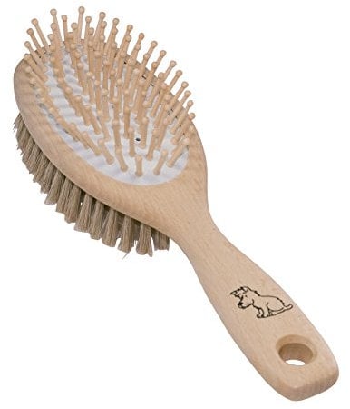 Redecker Hundebürste - helle Borsten + Holzstifte