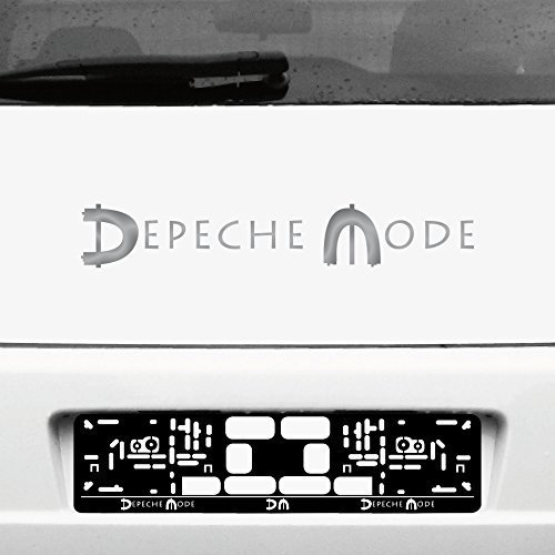 GreenIT Schriftzug Spirit Aufkleber Tattoo die Cut car Decal Auto Heck Deko Folie Autofolie Autoaufkleber Depeche Mode (Silber)