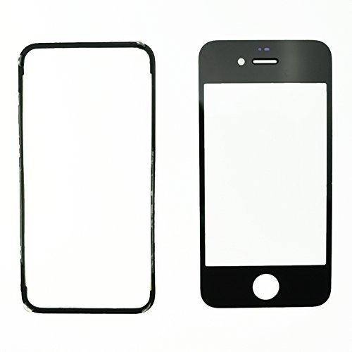 satkit Display-Glas iPhone 4S schwarz + Rahmen Wandtattoo
