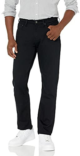 Amazon Essentials Men's Athletic-Fit Stretch Jeans - Discontinued Colours, Black, 31W / 29L