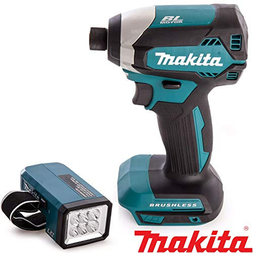 Makita DTD153Z 18V Brushless Impact Driver with Makita DML186 Flashlight Torch