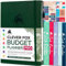 Clever Fox Budget Planner PRO – Finanz-Organizer + Geldumschläge, monatliches Finanzjournal, Ausgaben-Tracker & persönliches Kontobuch, undatiert, 18 x 25,5 cm, Dunkelgrün