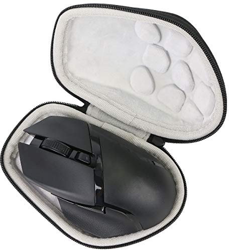 Khanka Hartschalen-Reisekoffer kompatibel mit Razer Basilisk X Hyperspeed Wireless Gaming Maus