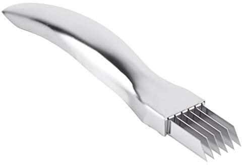 Rodipu Coupe-Oignon, Couteau de Cuisine Hachoir à légumes Couteau en Soie râpée tranchante, pour courgettes de Cuisine de oignons Verts de Restaurant