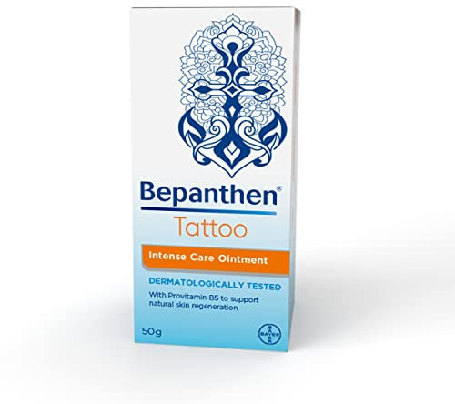 Bepanthen Tattoo Intensivpflege Salbe 50g Tube - Marke Neu! (1 x 50g Rohr)