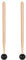 1 paire de maillets de xylophone en caoutchouc avec poignée en bois - Baguettes de percussion en caoutchouc avec poignée en bois