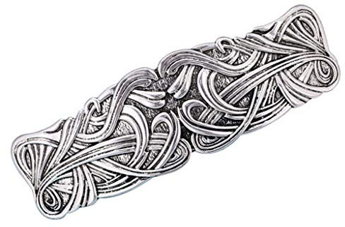 #N/A/a Accesorios para El Cabello de Las Señoras de La Pinza del Pelo del Pasador Francés del Metal del Estilo del Vintage - Plata