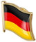 1 Stück Deutsche Flagge Pin Abzeichen Metall Emaille Revers Pin Brosche Flagge Von Deutschland Metall Emaille Abzeichen Nationale Abzeichen