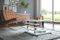 Design Couchtisch DC-2 Weiß Hochglanz 60x60x45cm Rollen eckig Ablage modern quadratisch Wohnzimmertisch Beistelltisch Sofatisch platzsparend Wohnzimmer kleine Räume Living Room Table
