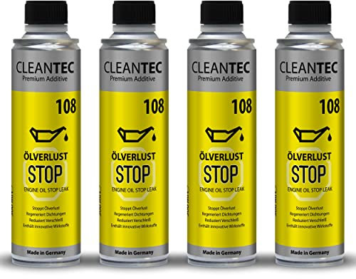 CleanTEC 108 Ölverlust Stop Regeneriert Dichtungen und verhindert Ölverlust 300ml Leck Stop Versiegelung 1L/39,08Euro (4)